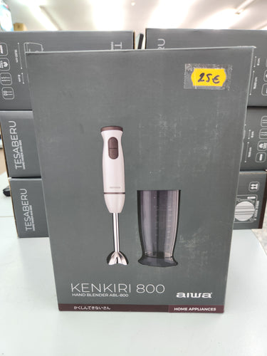 Batidora de mano Kenkiri 800 con vaso medidor, 600W, dos velocidades, función turbo ABL-800